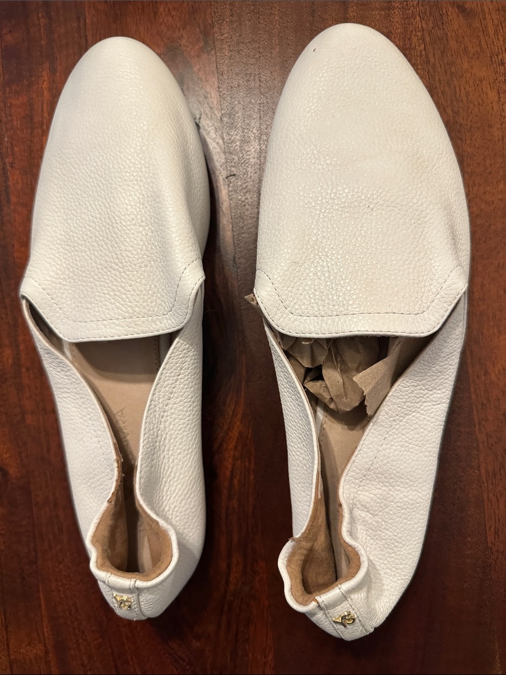 Yosi Samra White Ballet Flats